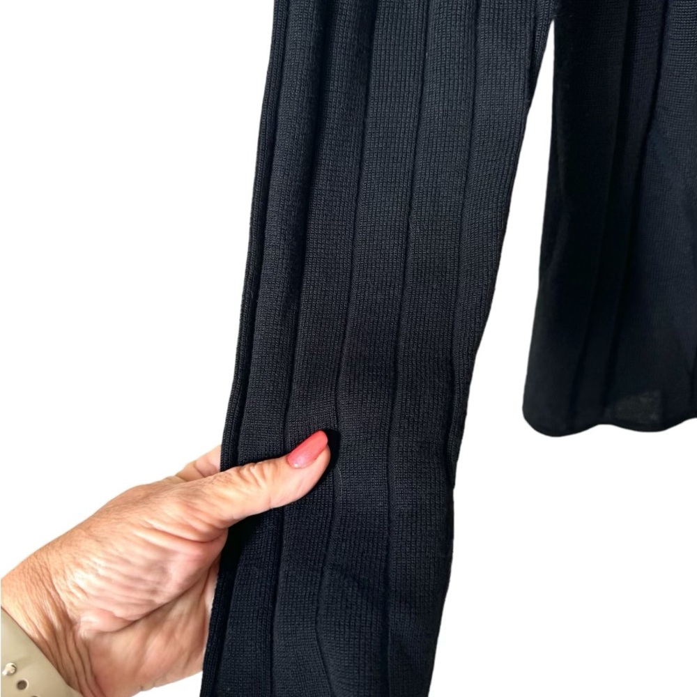 LIZ CLAIBORNE   Cotton Blend Black Sweater  LARGE    #Z - Picture 4 of 7